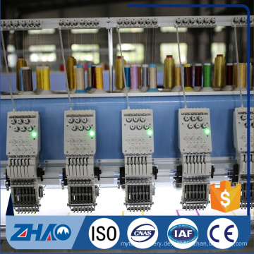 ZS 21 Köpfe automatische computergesteuerte Stickerei Flachmaschine